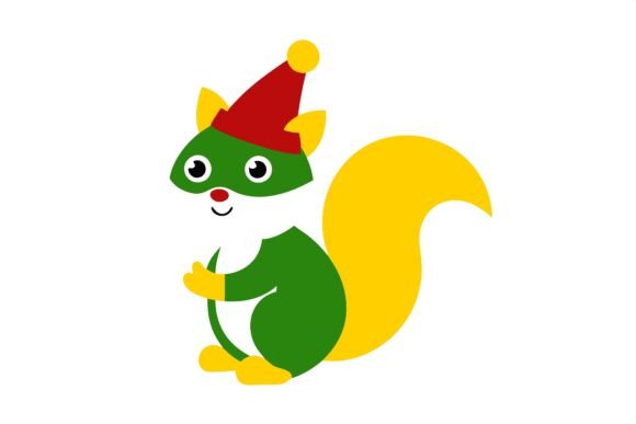 Download Christmas Squirrel Animal SVG Vector - Premium Resources