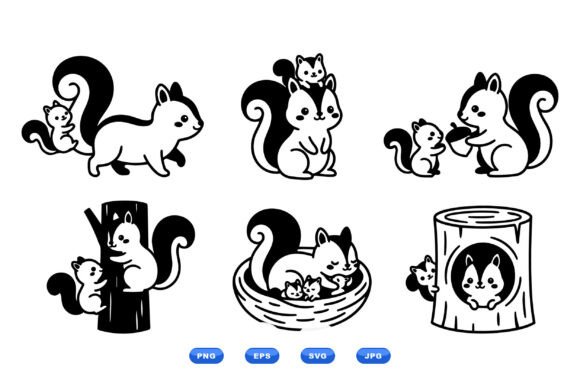 Download Cute Squirrel SVG Collection - Cute squirrel svg Collection