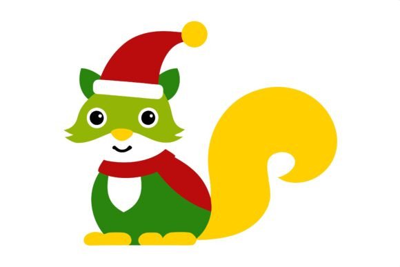 Download Christmas Squirrel Animal SVG Vector - Premium Resources