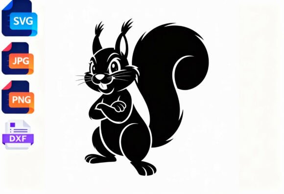 Download Cute Squirrel SVG Clipart - Animal - Cute squirrel svg Collection