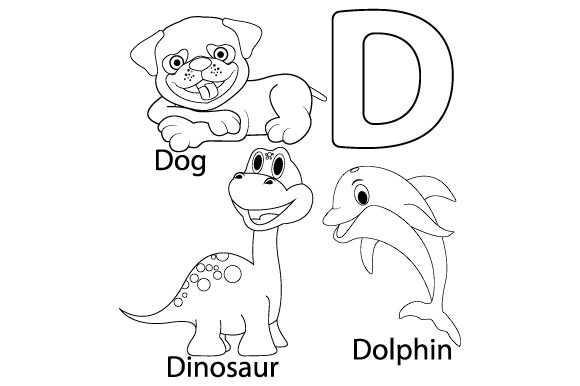 Download Coloring the Letters D for Kids - Premium Resources